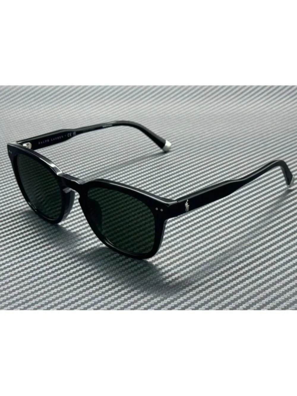 New Polo Ralph Lauren Men Shiny Black Sunglasses -20-145